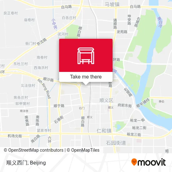 顺义西门 map