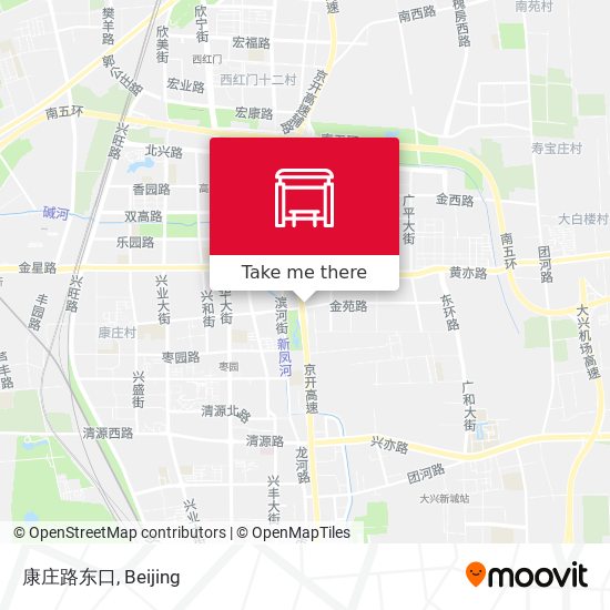 康庄路东口 map