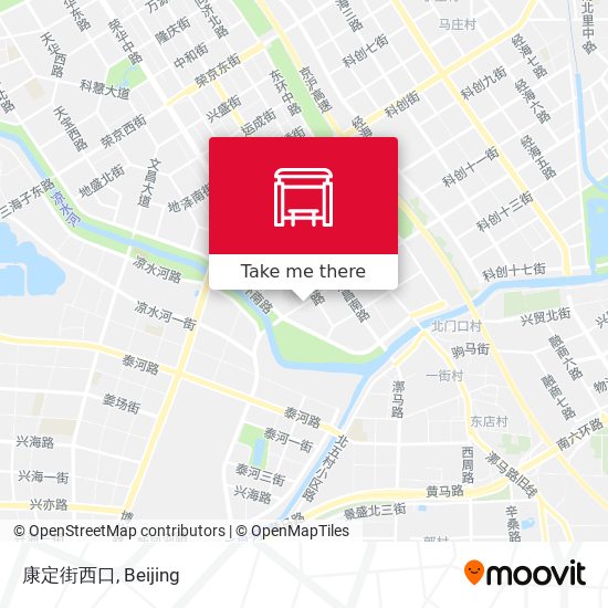 康定街西口 map