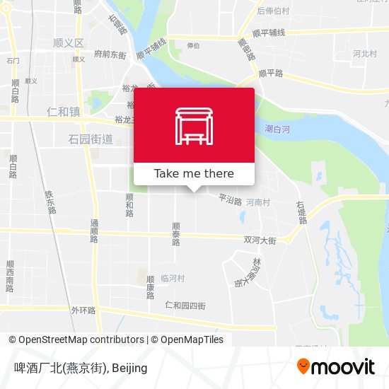 啤酒厂北(燕京街) map