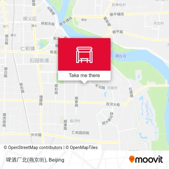 啤酒厂北(燕京街) map
