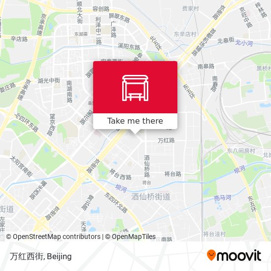 万红西街 map