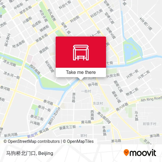马驹桥北门口 map