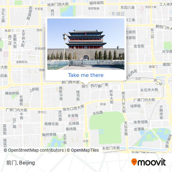 前门 map