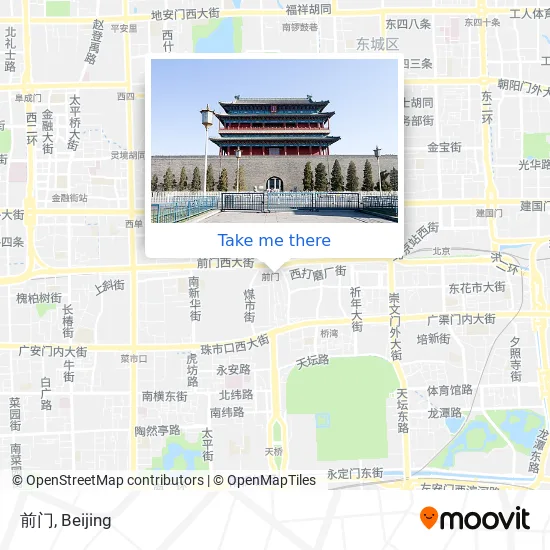 前门 map