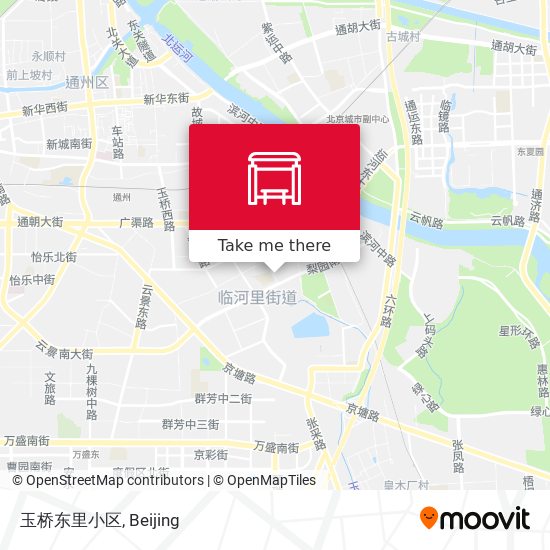 玉桥东里小区 map