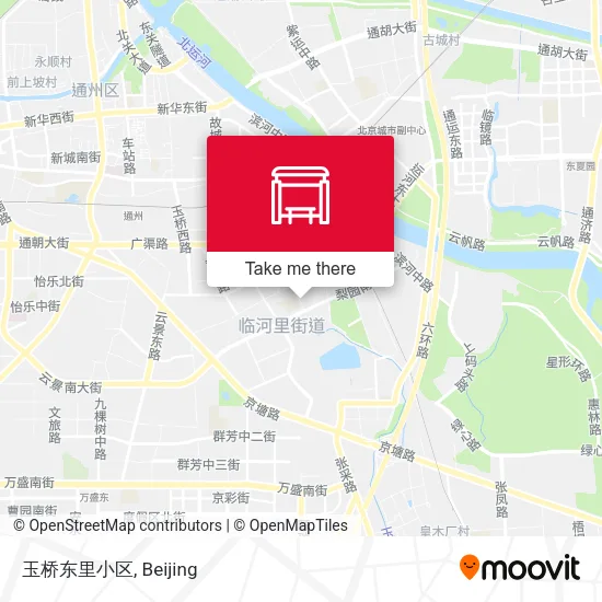 玉桥东里小区 map