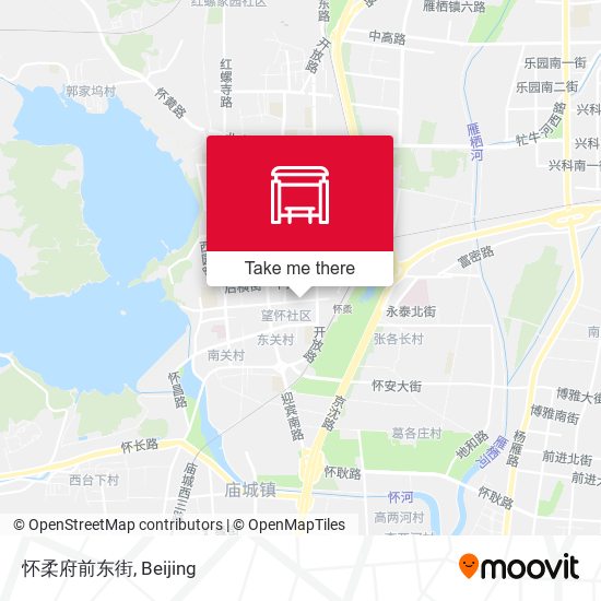 怀柔府前东街 map