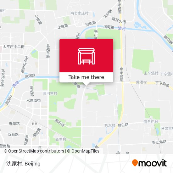 沈家村 map