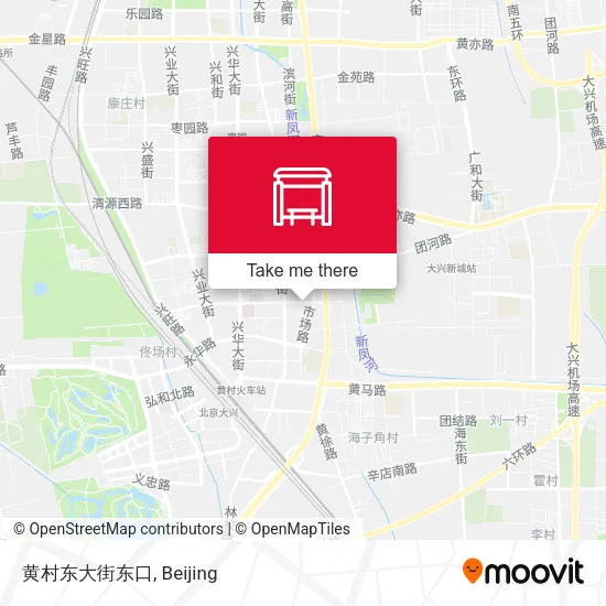 黄村东大街东口 map