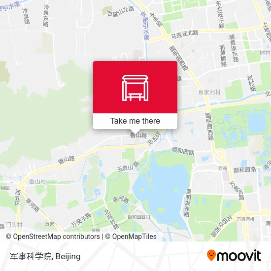 军事科学院 map