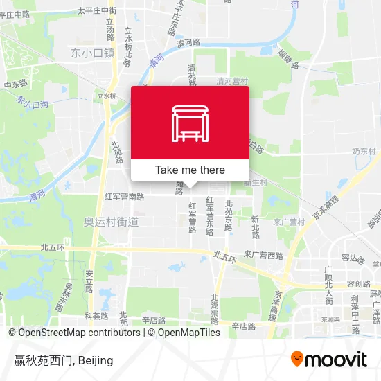 赢秋苑西门 map