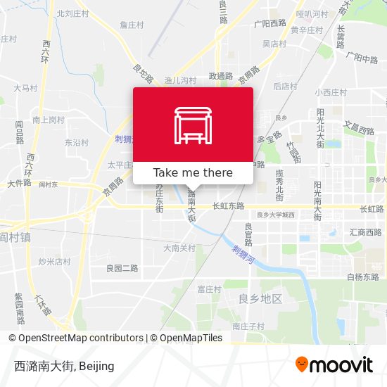 西潞南大街 map