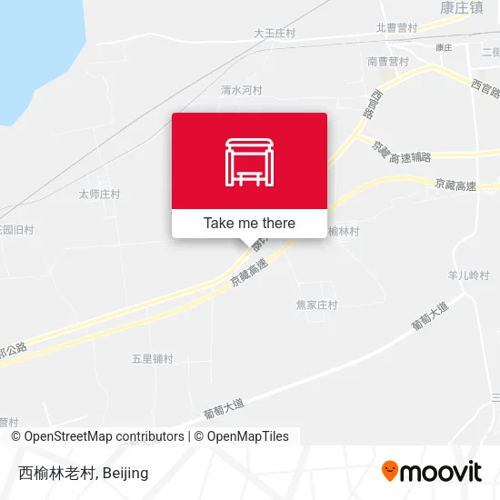 西榆林老村 map