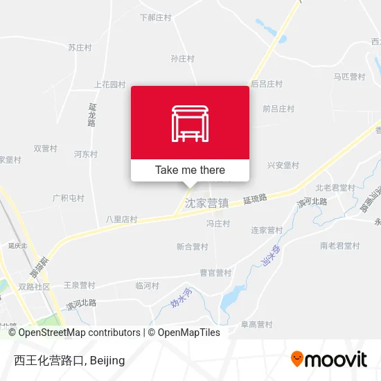 西王化营路口 map