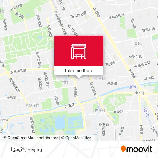 上地南路 map