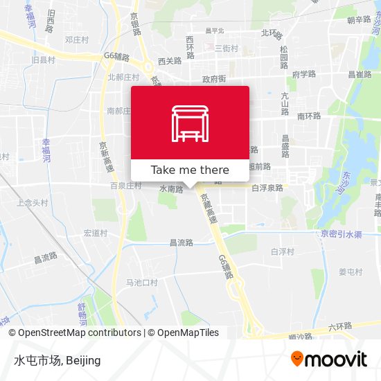水屯市场 map