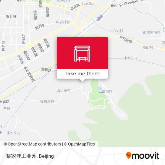 蔡家洼工业园 map