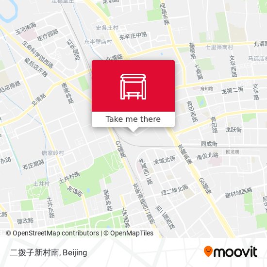 二拨子新村南 map