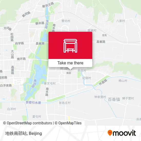 地铁南邵站 map