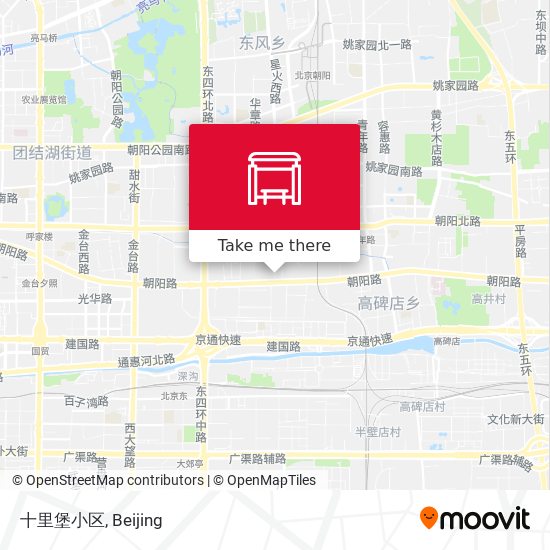 十里堡小区 map