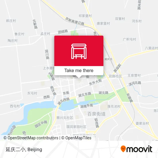 延庆二小 map