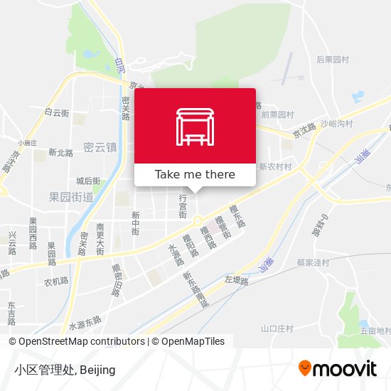 小区管理处 map