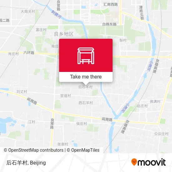 后石羊村 map