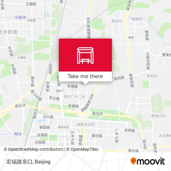 宏福路东口 map
