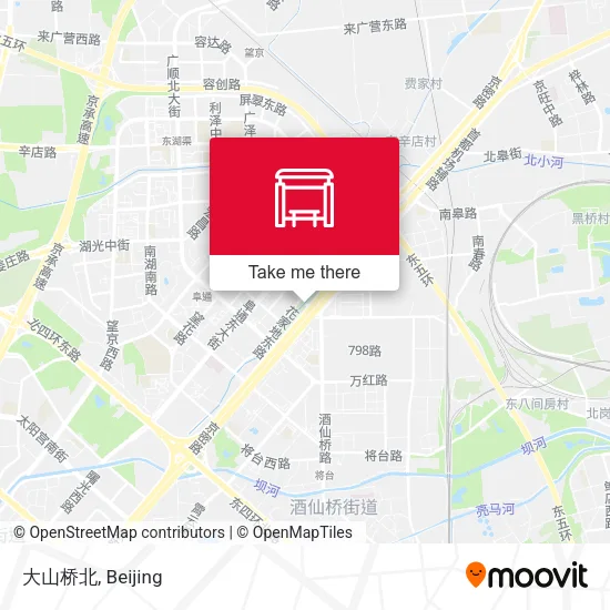大山桥北 map