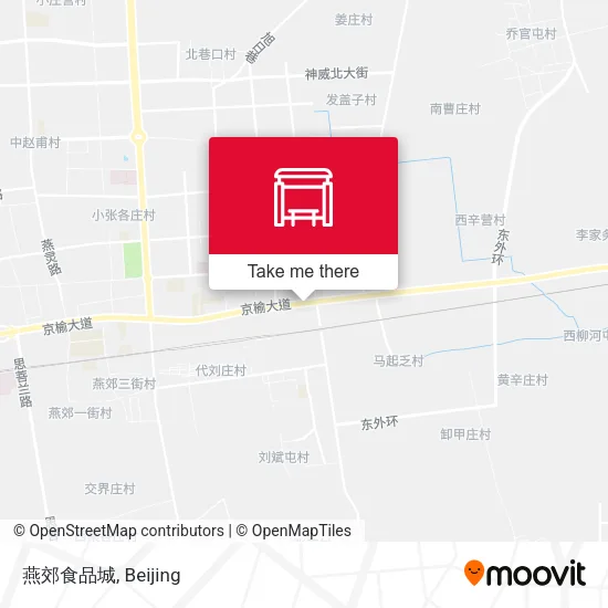 燕郊食品城 map