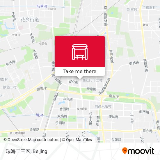 瑞海二三区 map