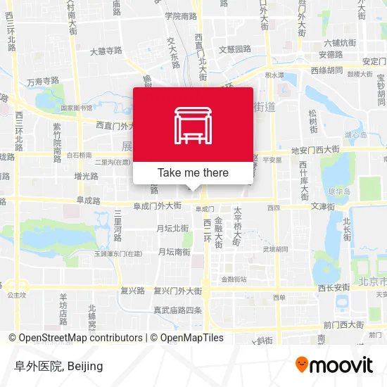 阜外医院 map