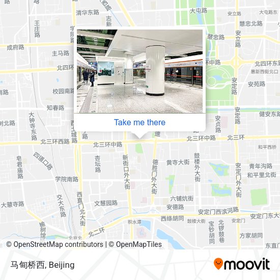 马甸桥西 map
