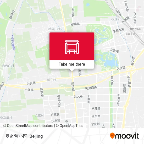 罗奇营小区 map