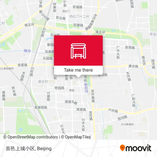 首邑上城小区 map