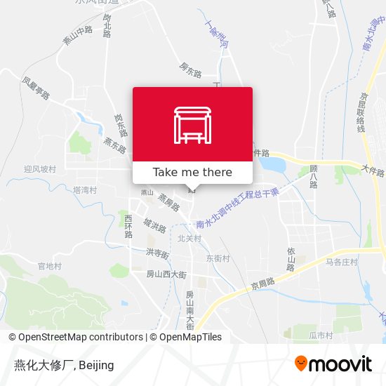 燕化大修厂 map