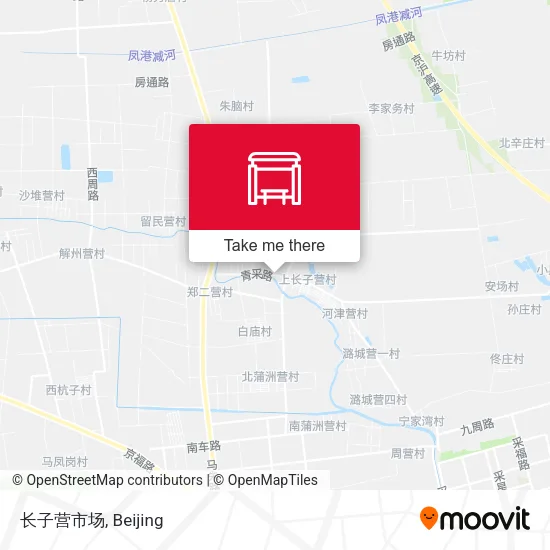 长子营市场 map