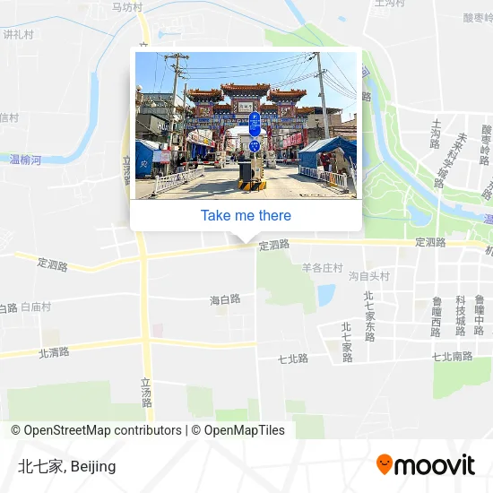 北七家 map