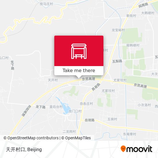 天开村口 map