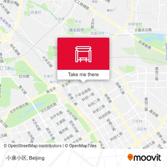 小康小区 map