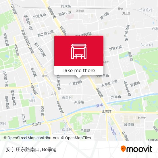 安宁庄东路南口 map