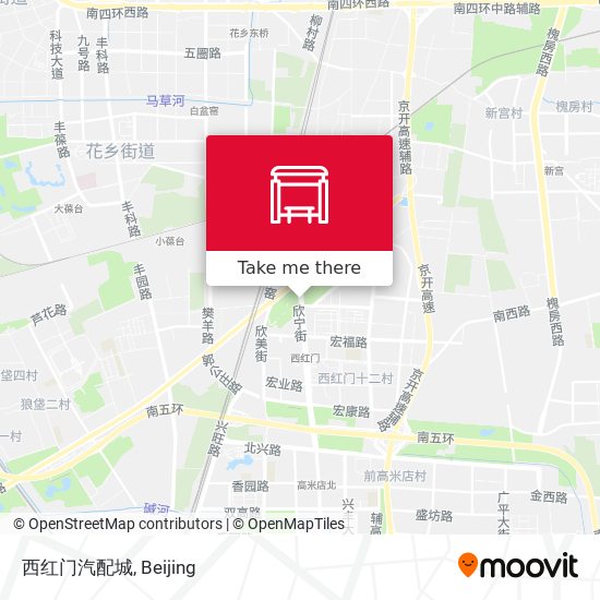 西红门汽配城 map