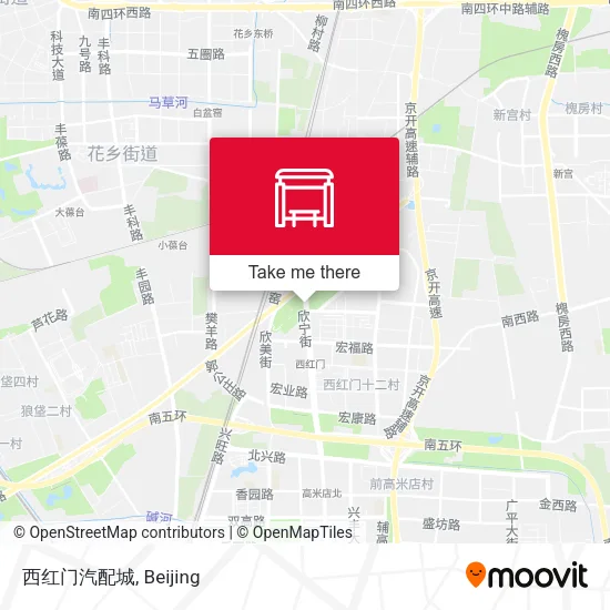 西红门汽配城 map