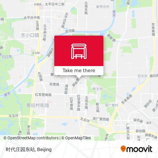 时代庄园东站 map