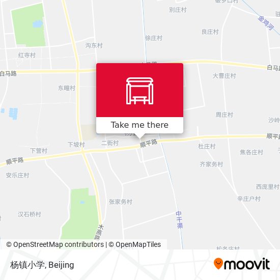 杨镇小学 map