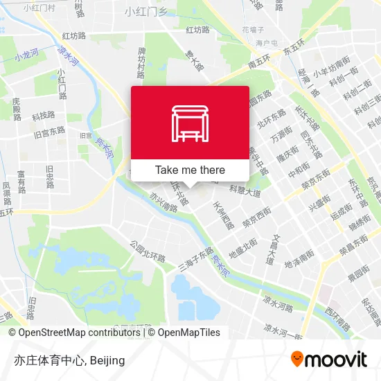 亦庄体育中心 map