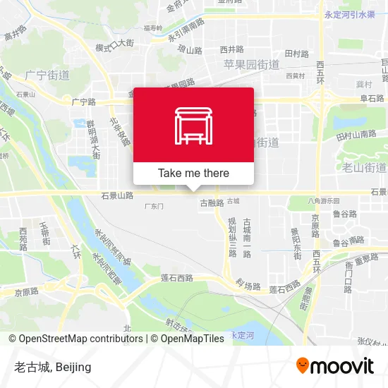 老古城 map