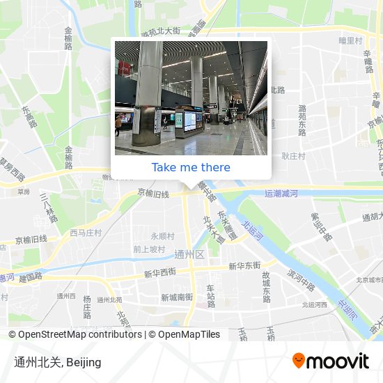 通州北关 map