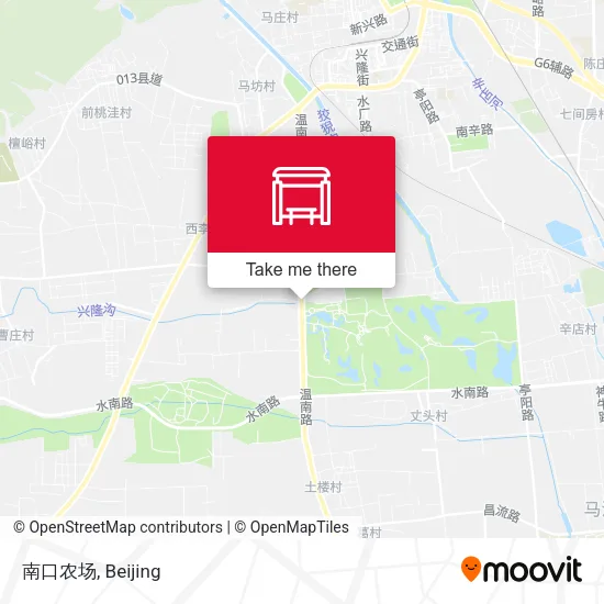 南口农场 map